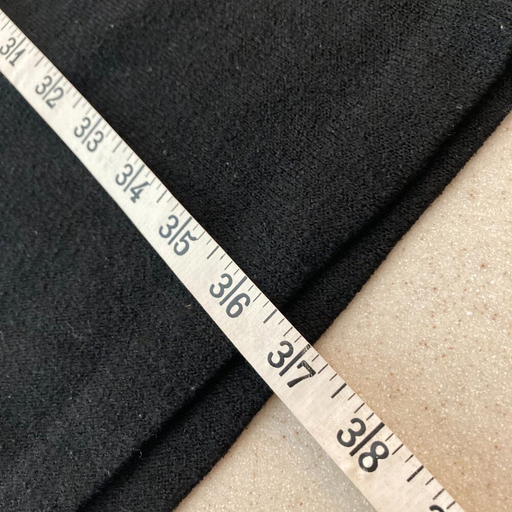 Connected Apparel Dress Women Size 14 W Black Gray Knit Peplum - Picture 8 of 8